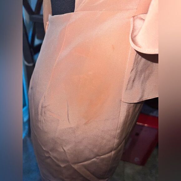 NWT Tibi Heavy Silk Cape Dress - Picture 5 of 10